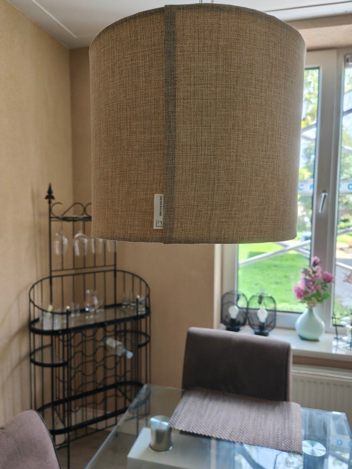 Jan des Bouvrie hanglamp - Stijlvolle verlichting, Ophalen, Metaal, E27 (groot), Zo goed als nieuw