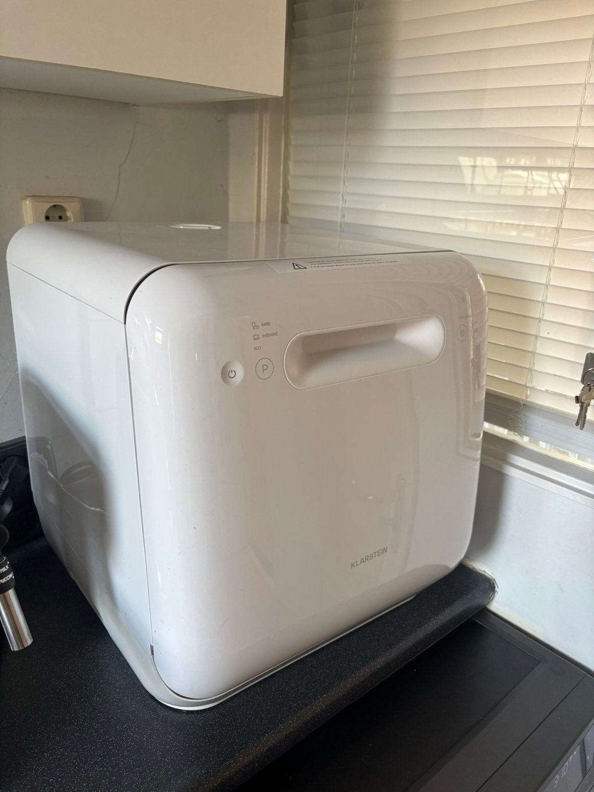 Mini vaatwasser, Witgoed en Apparatuur, Vaatwasmachines, Ophalen, Minder dan 10 liter, Zo goed als nieuw, Vrijstaand