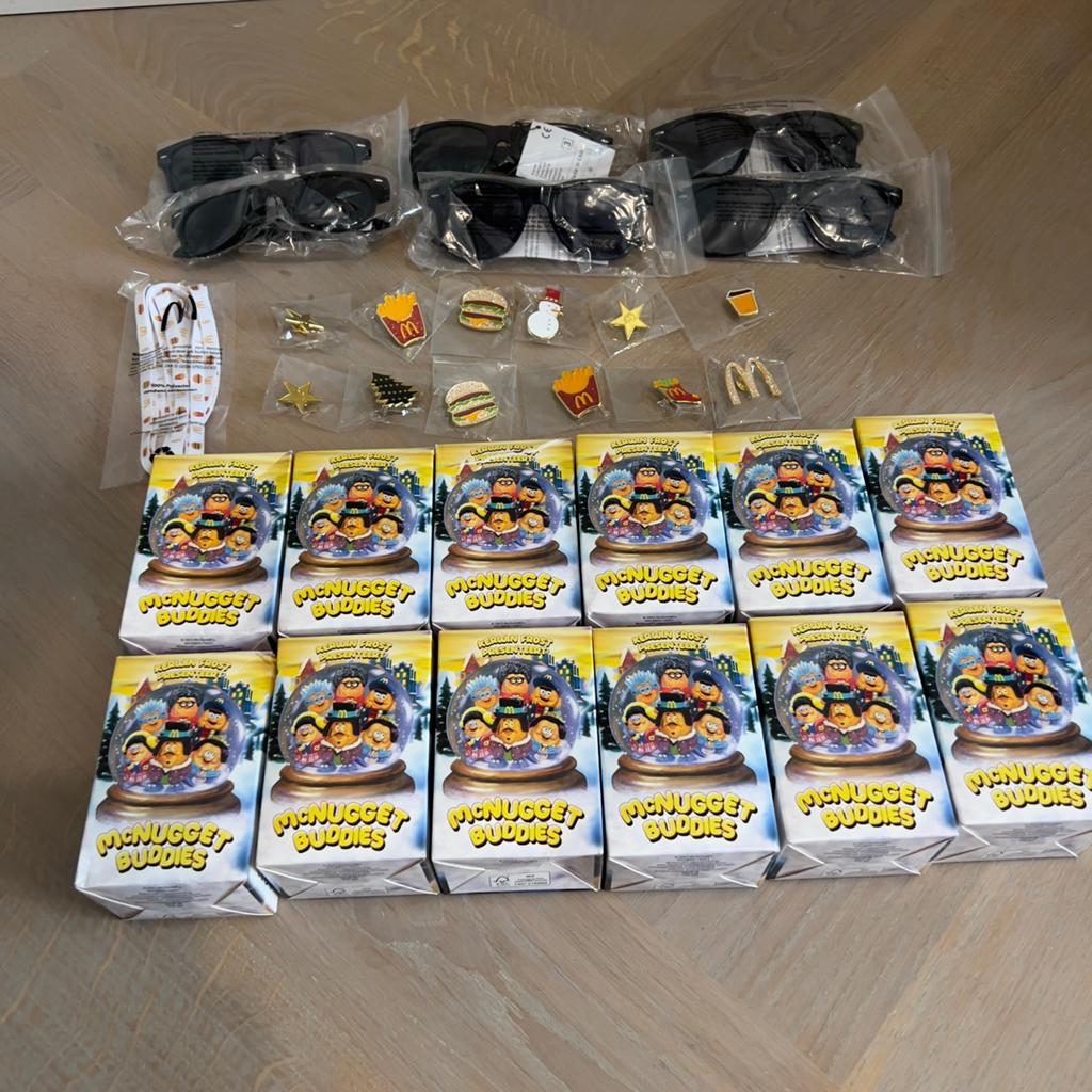 Grote McDonald’s Verzamel Set merch/brillen/speltjes/buddies, Ophalen of Verzenden, Zo goed als nieuw
