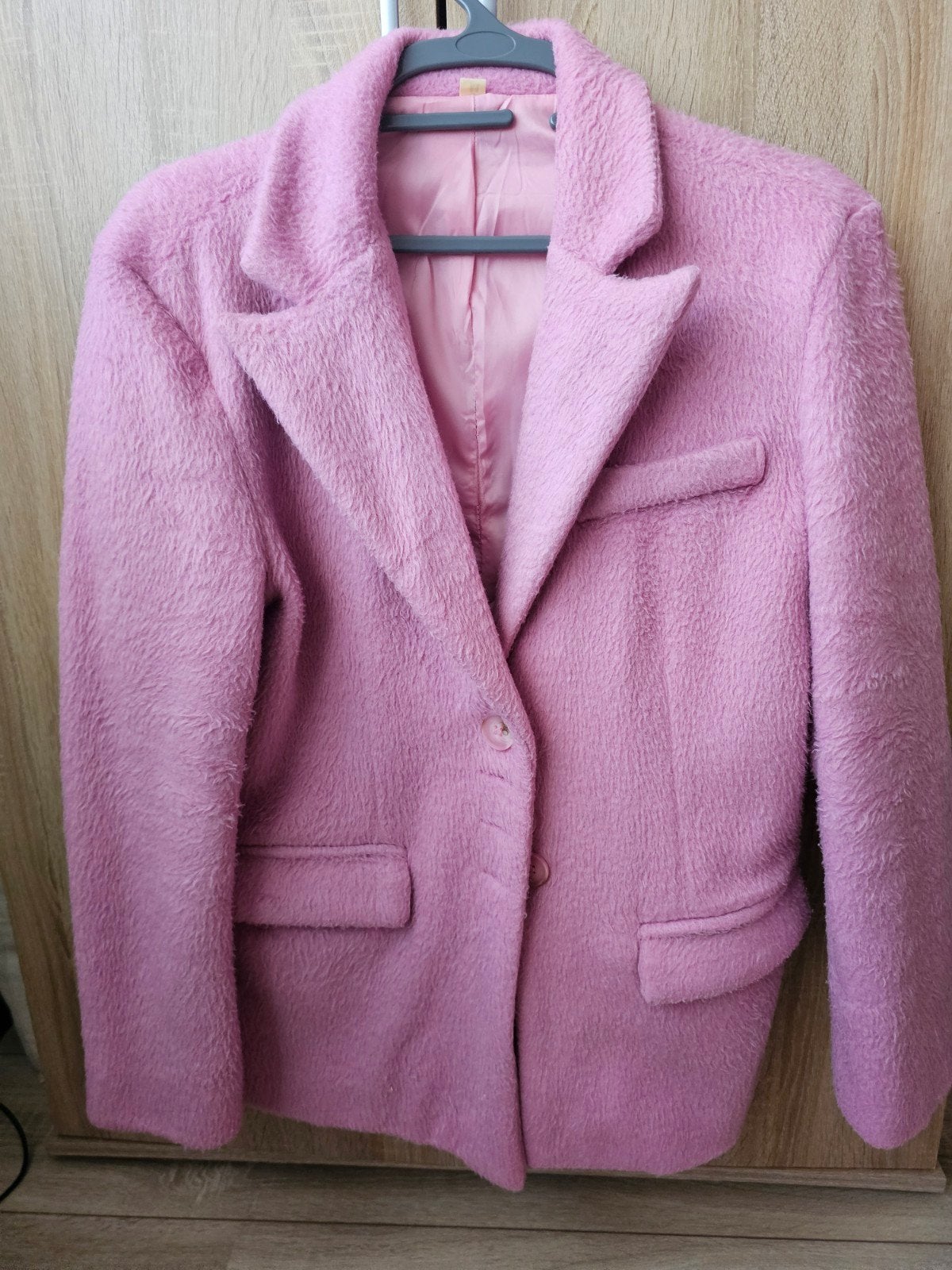 Roze teddy jasje, Kleding | Dames, Maat 38/40 (M), Ophalen of Verzenden, Roze, Onbekend