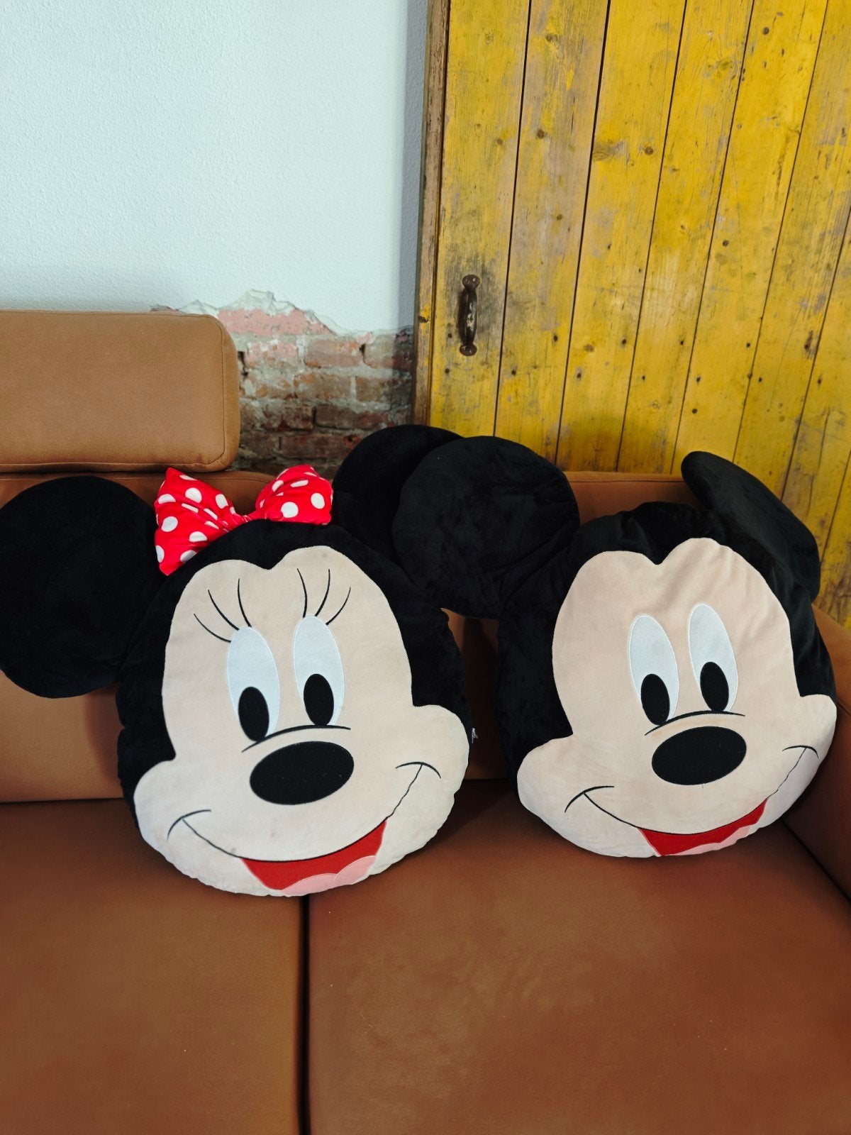Grote Mickey en Minnie Mouse knuffels uit Disneyland Parijs, Muis, Disney, Disney, Ophalen of Verzenden