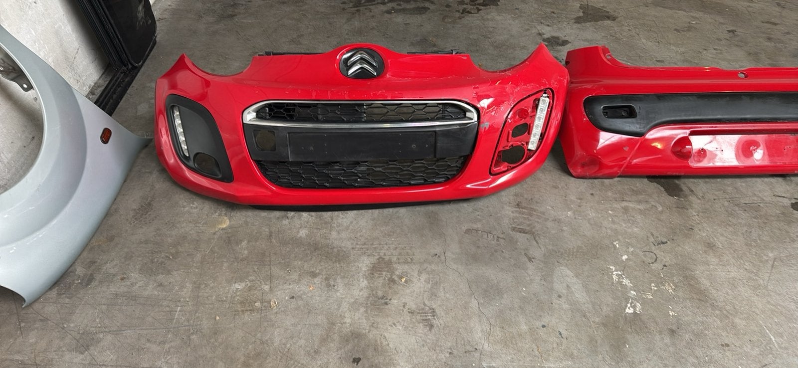 CitroenC1 voor en achterbumper, Auto-onderdelen, Ophalen, Gebruikt, Citroën, Bumper