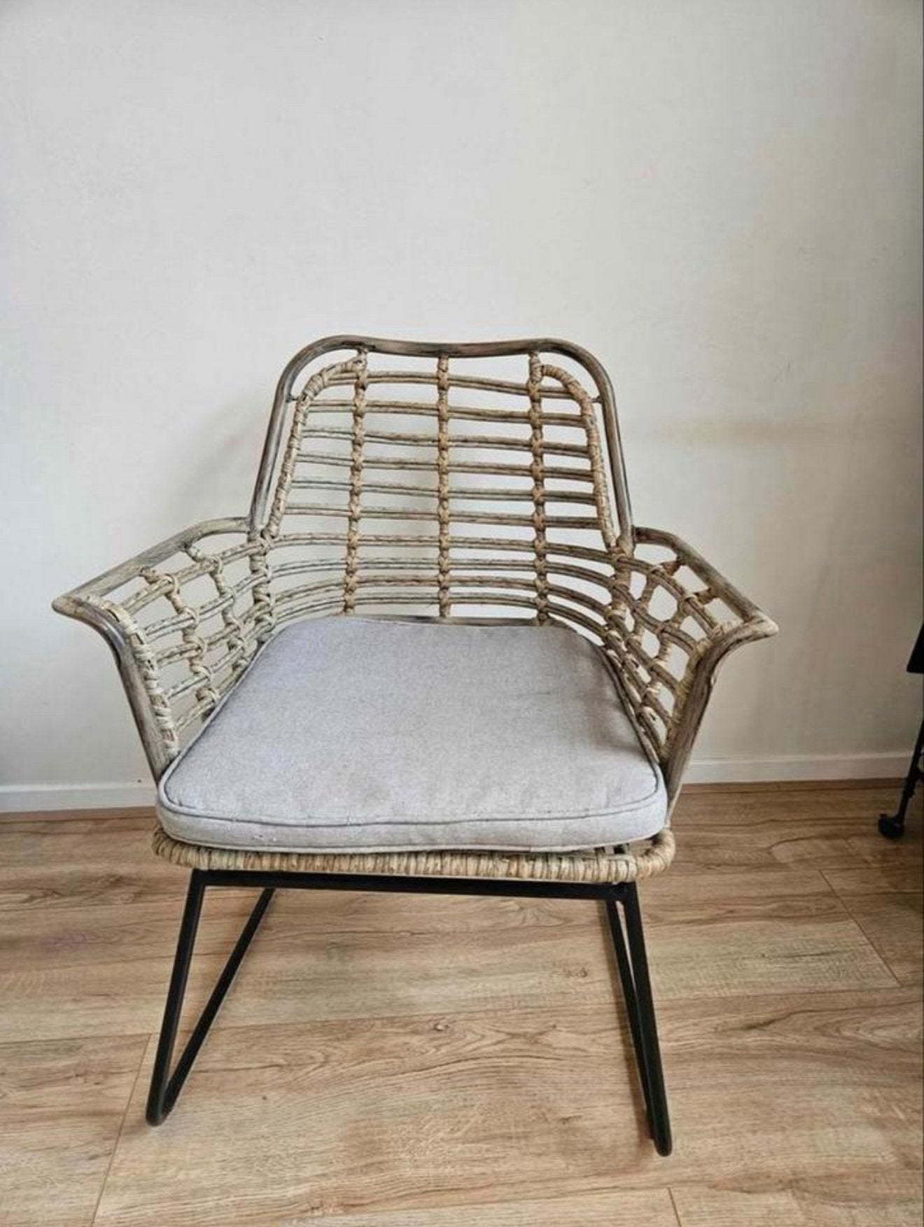Rotan stoel WOOOD, Ophalen, Zo goed als nieuw, Bruin, Eén