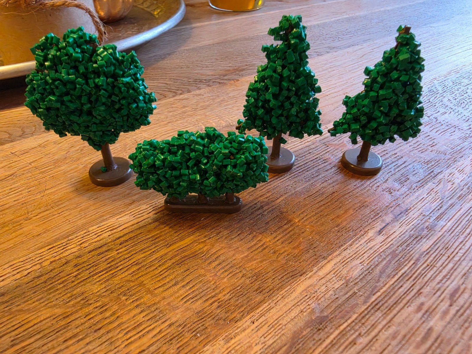Vintage LEGO Bomen en Struiken - Groen Landschap, Ophalen of Verzenden, Gebruikt