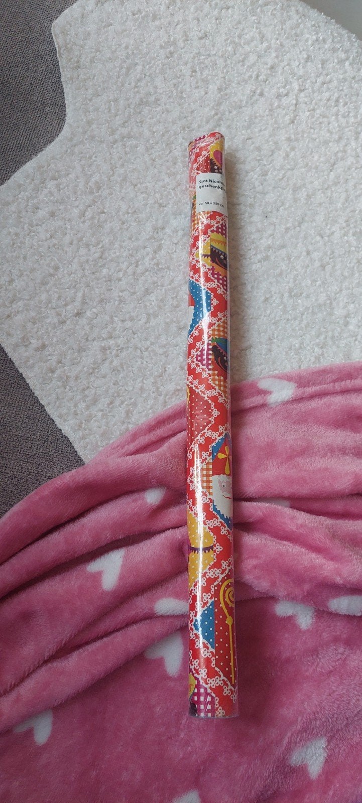 "OUDE" rol sinterklaas/- ..PIET pak-/ cadeau papier, Ophalen of Verzenden, Nieuw