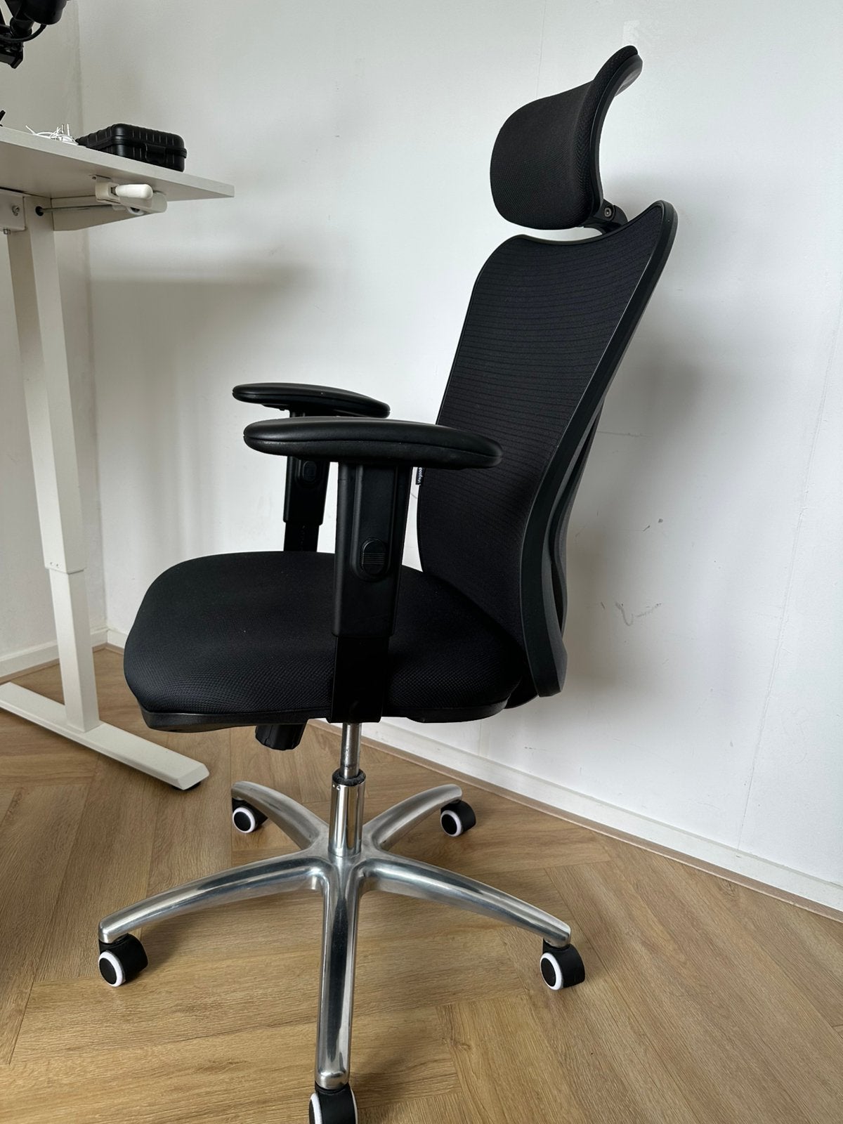 Bureaustoel Ergonomisch Verstelbaar | Hoofdsteun | Mesh, Huis en Inrichting, Bureaustoelen, Ophalen, Ergonomisch, Zo goed als nieuw
