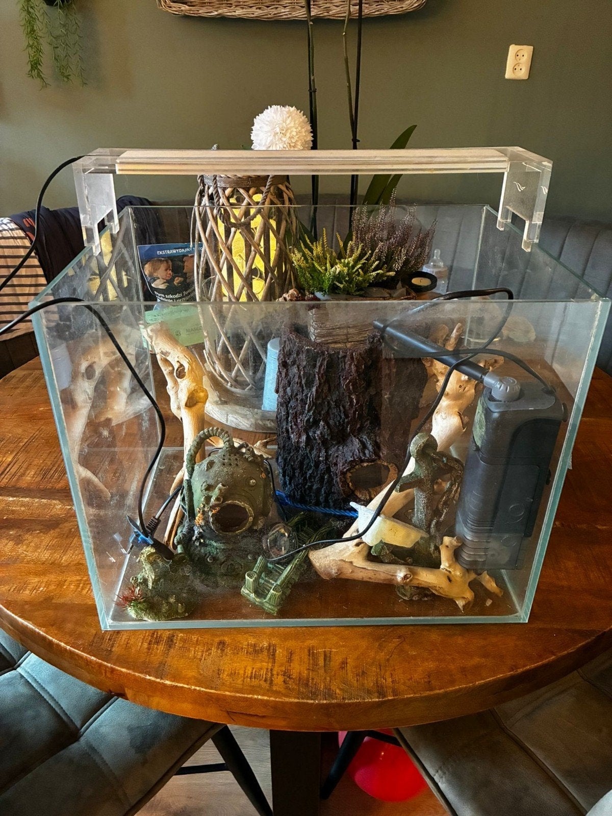 80 liter aquarium, Ophalen, Inclusief toebehoren, Zo goed als nieuw, Leeg aquarium