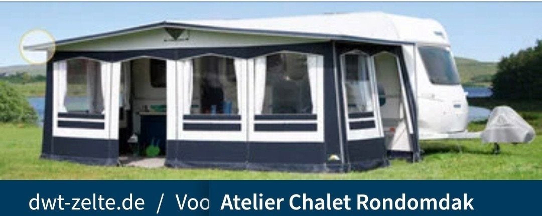 DWT Attelier voortent met rondom petluifel (maat 14), Ophalen