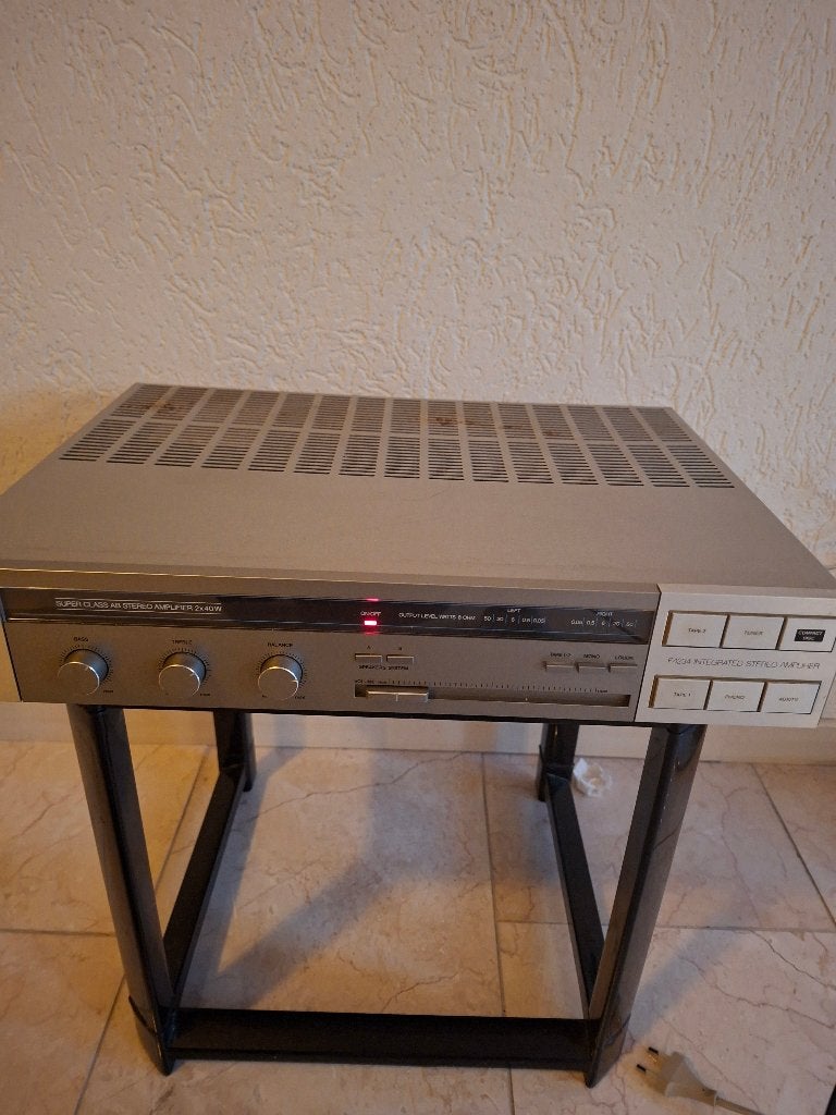 Vintage Philips F4234 stereo-versterker, Ophalen, Gebruikt, 60 tot 120 watt, Overige merken