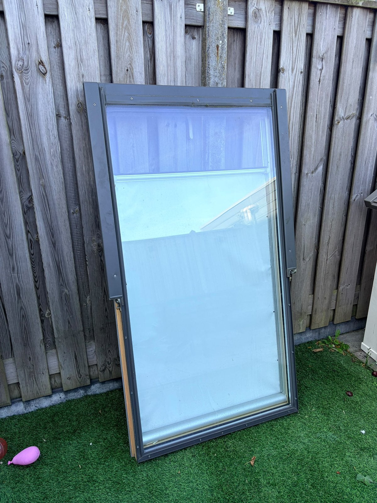 Fakro Dakraam 94x160 cm incl. raamdecoratie, Ophalen, Gebruikt, Dakraam, Dubbelglas