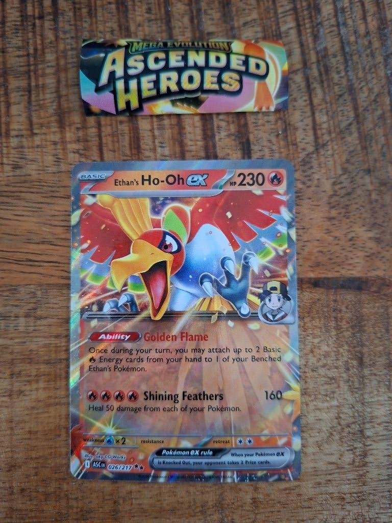 Pokemon – Ethan’s Ho-Oh (ASC 026/217)  Ascended Heroes, Ophalen of Verzenden, Nieuw, Losse kaart, Foil