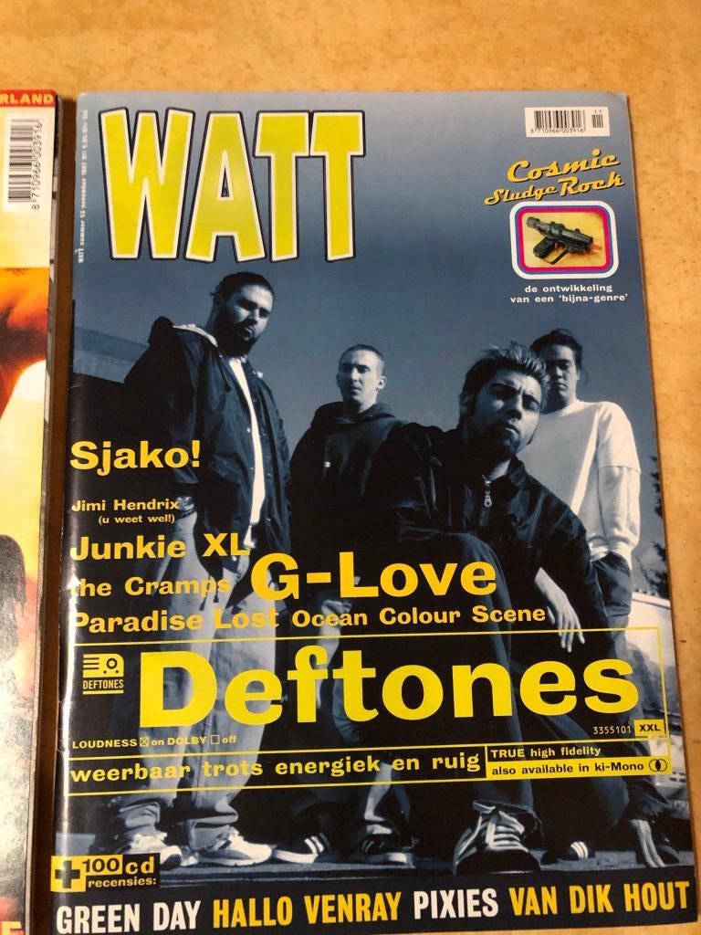 Watt NL rock magazine Sjako! Jimi Hendrix Cramps Green Day, Ophalen of Verzenden, Zo goed als nieuw, Muziek, Film of Tv