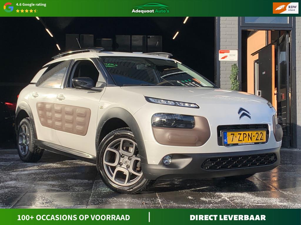 Citroen C4 Cactus 1.2e-VTi Shine|Bluetooth|Camera|1e eig|AUT, Auto's, Citroën, Stof, Met garantie (alle), 82 pk, Origineel Nederlands