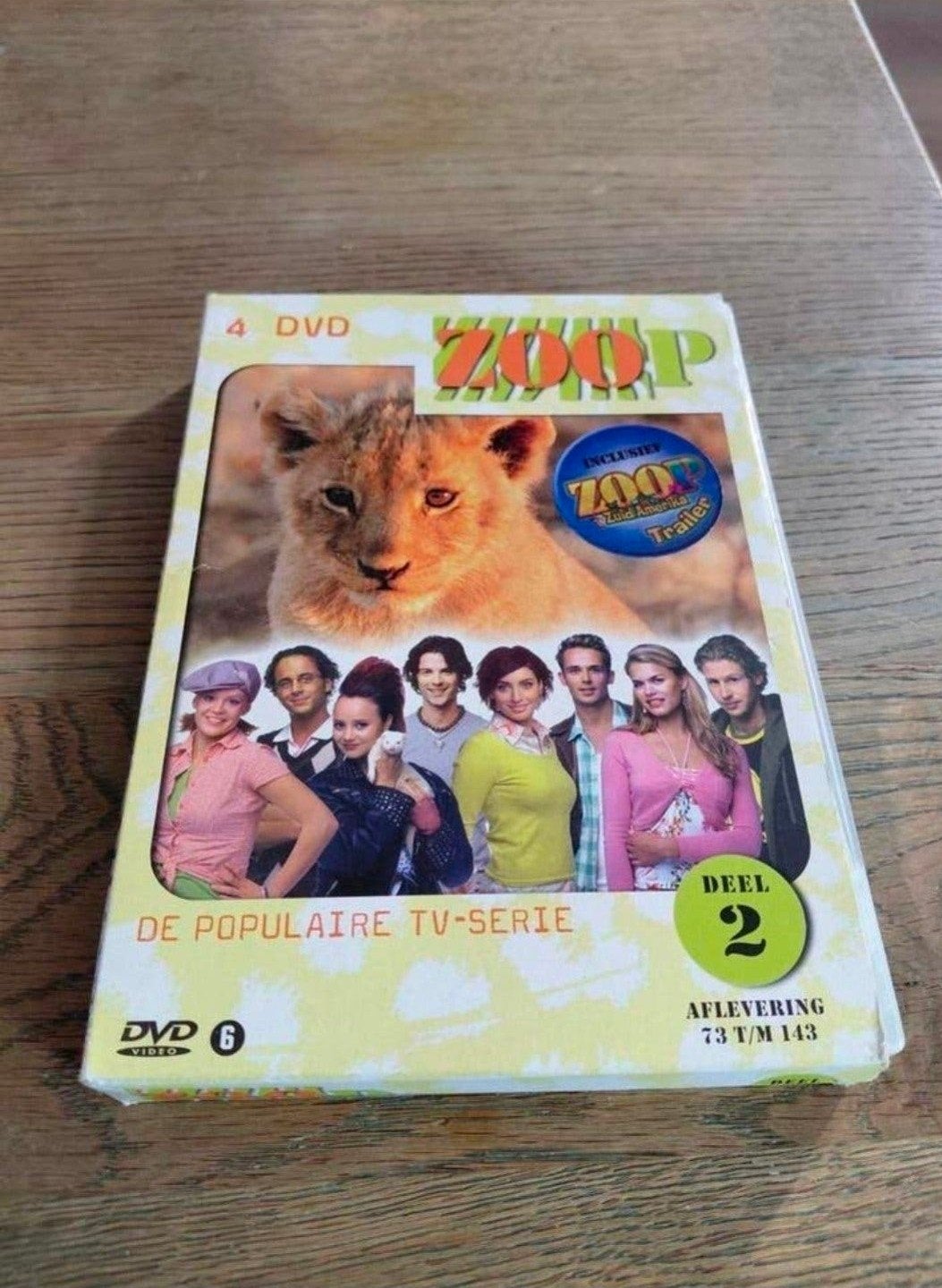 ZOOP deel 2 afleveringen 73 tm 143 dvd box., Gebruikt, Alle leeftijden, Tv-serie, Ophalen of Verzenden