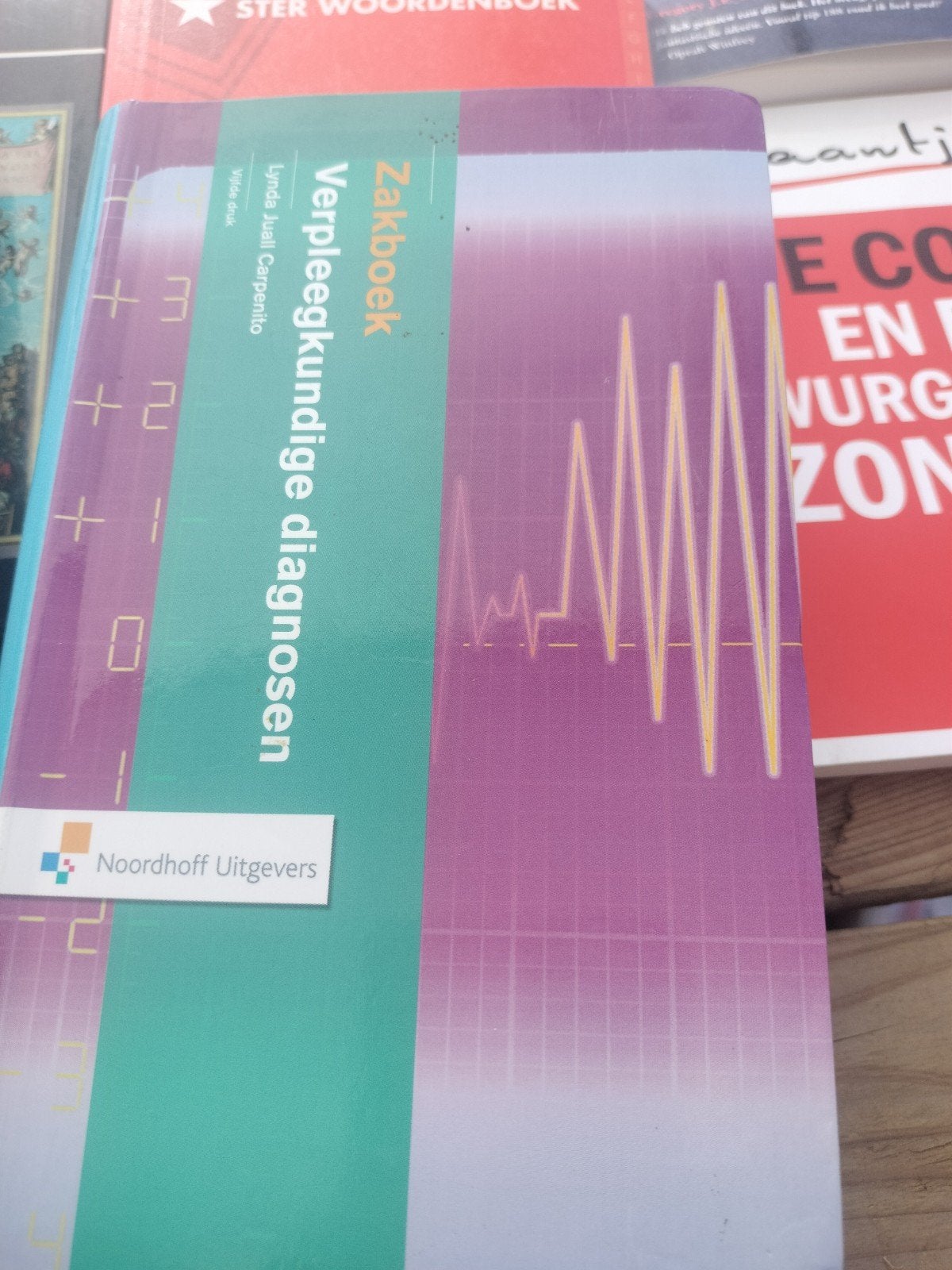 Zakboek Verpleegkundige diagnosen - Carpenito, Boeken, Zo goed als nieuw, Lynda Juall Carpenito, Gamma, HBO