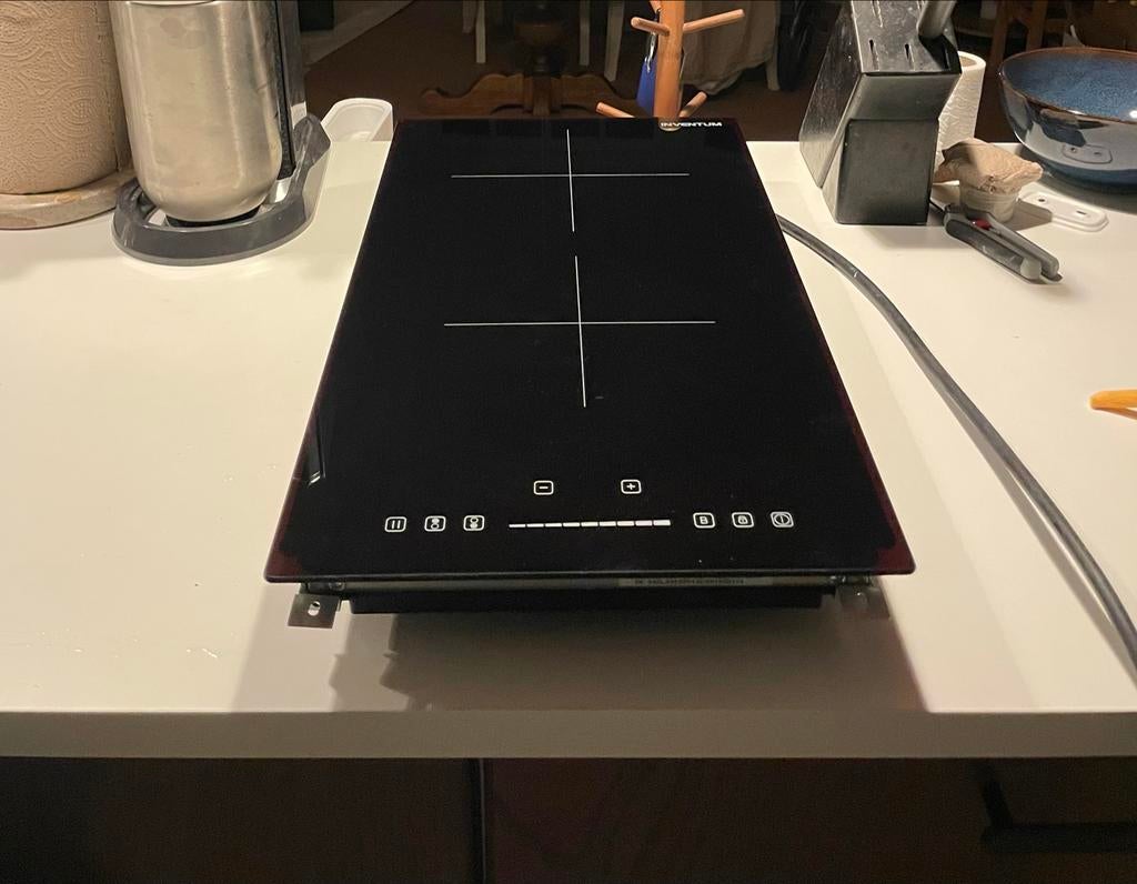 Inventum IKI3008 compacte 2-pits inductiekookplaat, Ophalen, 3 kookzones of minder, Zo goed als nieuw, Inductie