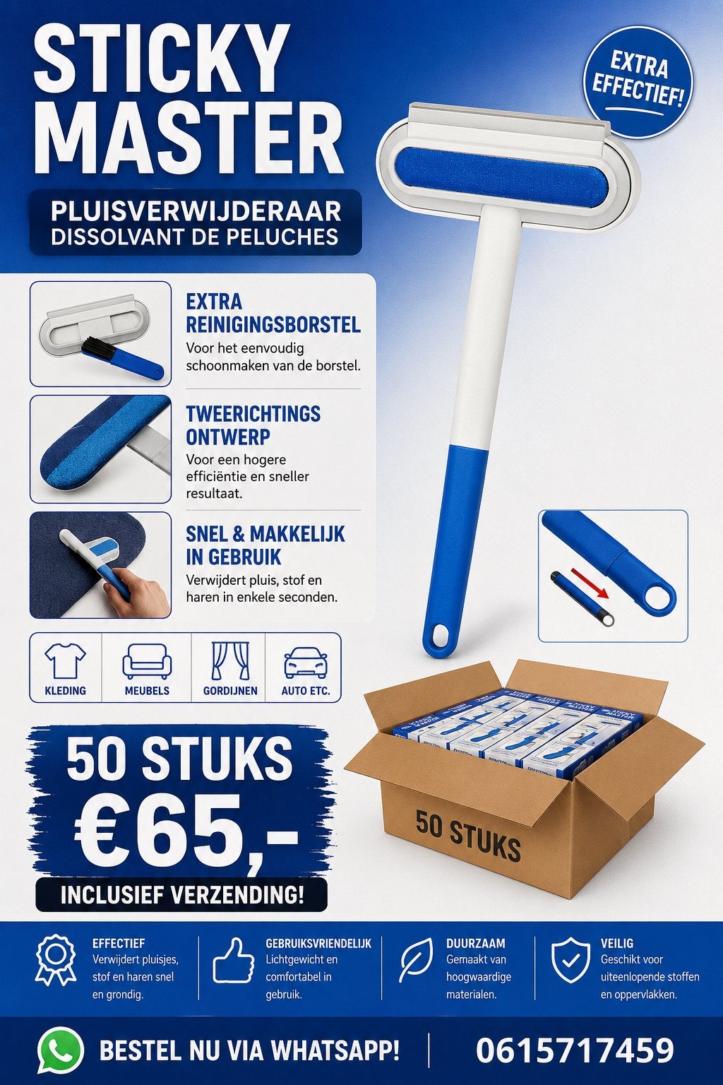 Partij bekledingsreiniger online webshop ecommerce, Ophalen of Verzenden, Schoonmaakmiddel