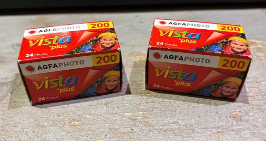 Twee fotorolletjes AgfaPhoto Vista Plus 200, Audio, Tv en Foto, Filmrollen, Ophalen of Verzenden, Accessoire