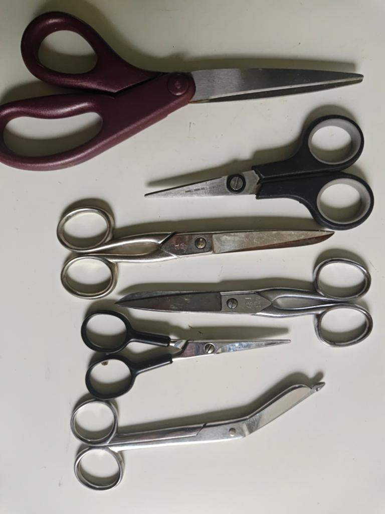 Diverse scharen set - 6 stuks, Doe-het-zelf en Verbouw, Gereedschap | Handgereedschap, Gebruikt, Ophalen of Verzenden