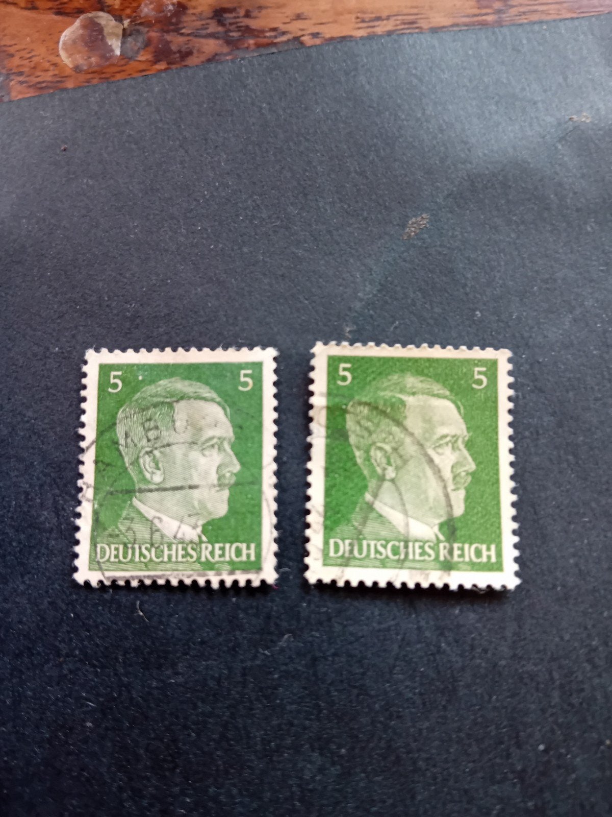 Duitse postzegels met Hitler-portret, 5 Pfennig, Ophalen of Verzenden
