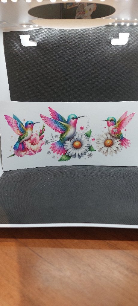 Dtf uv cup wrap transfers vogels, Ophalen of Verzenden, Nieuw, Sticker