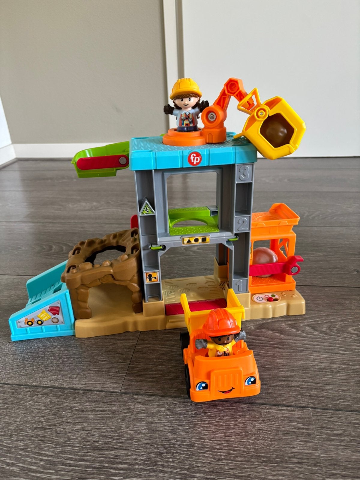 Fisher price bouwplaats, Ophalen, Zo goed als nieuw, Speelset