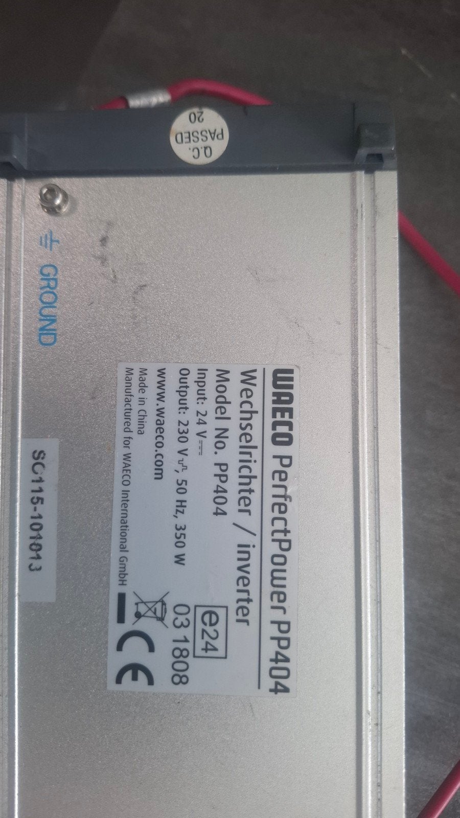 omvormer vrachtwagen, Ophalen