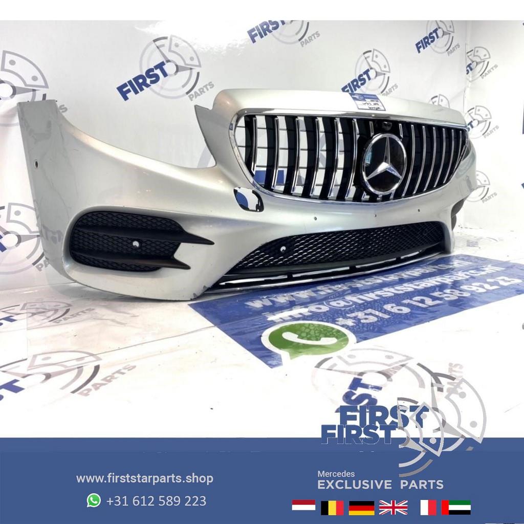 W213 AMG LINE VOORBUMPER + GT PANAMERICANA GRIL Mercedes E K, Gebruikt, -, Voor, Ophalen of Verzenden