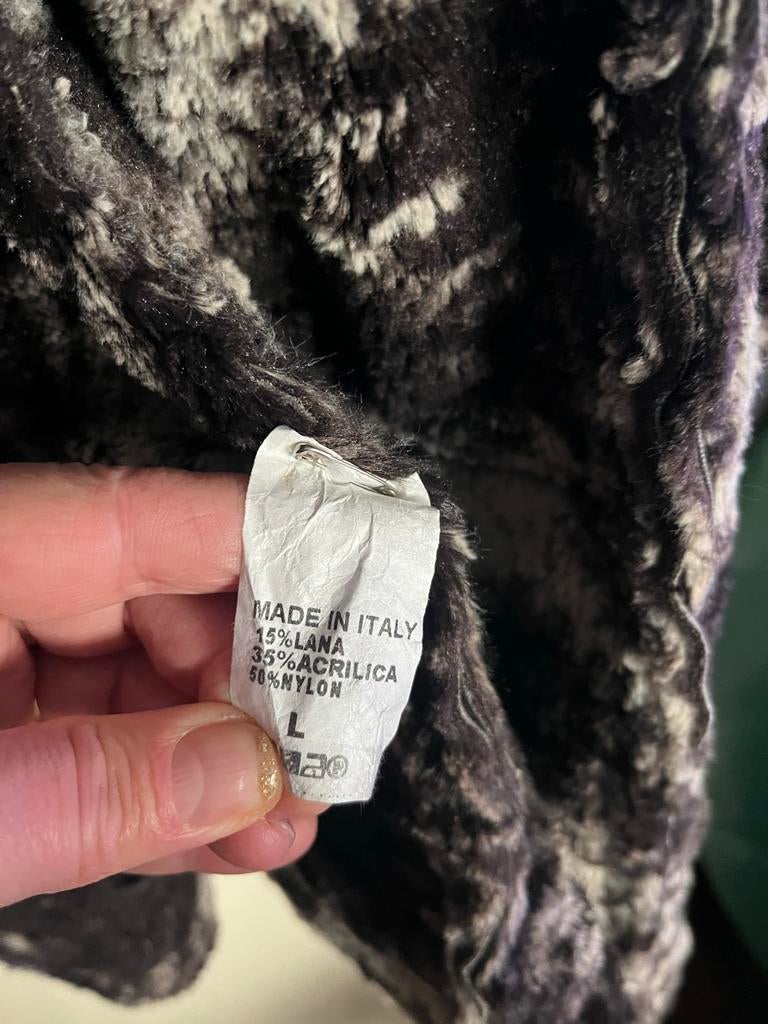 Stijlvolle Faux Fur Jas - Made in Italy - Maat XL, Kleding | Dames, Jassen | Zomer, Zo goed als nieuw, Maat 42/44 (L), Zwart, Ophalen of Verzenden