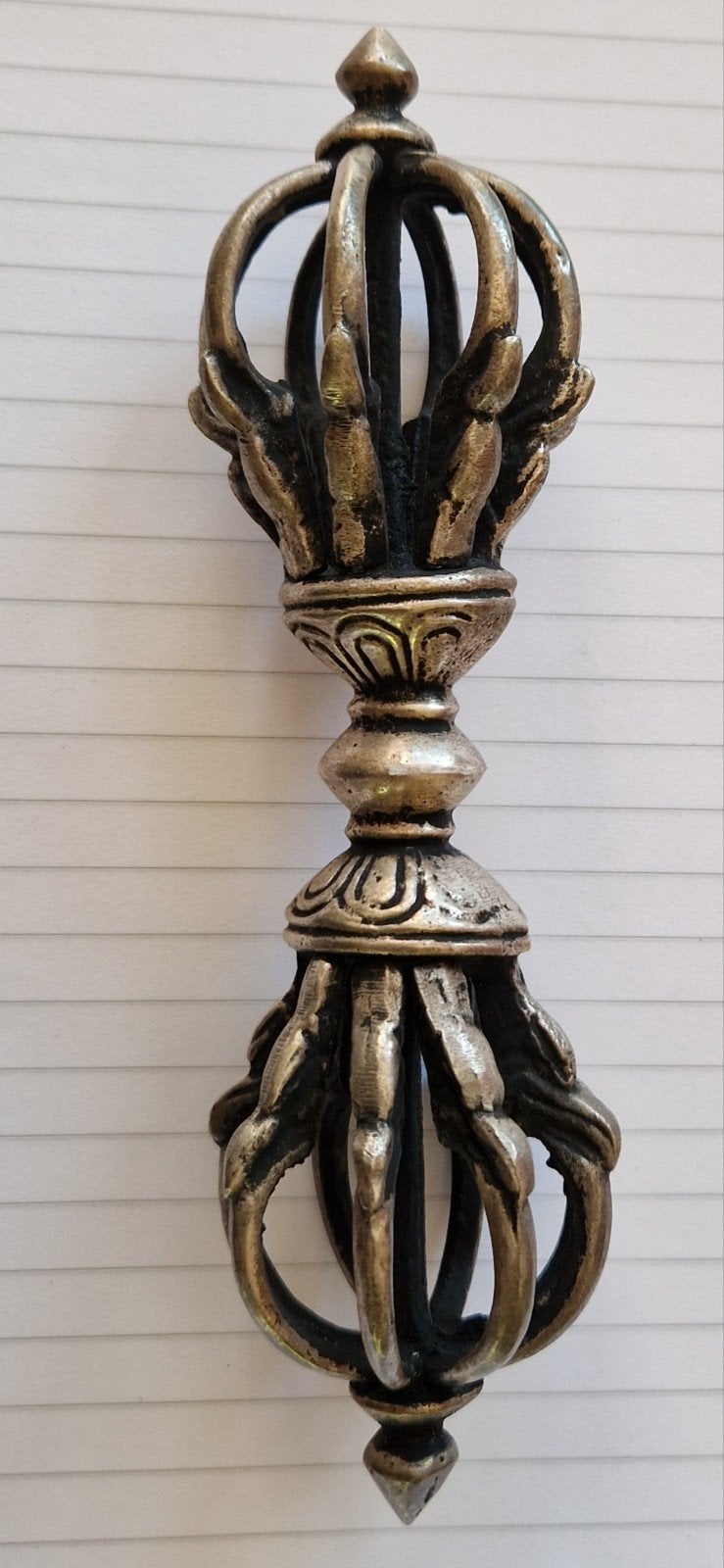 Antieke Tibetaanse Vajra Dorje - Ritueel Object, Ophalen of Verzenden