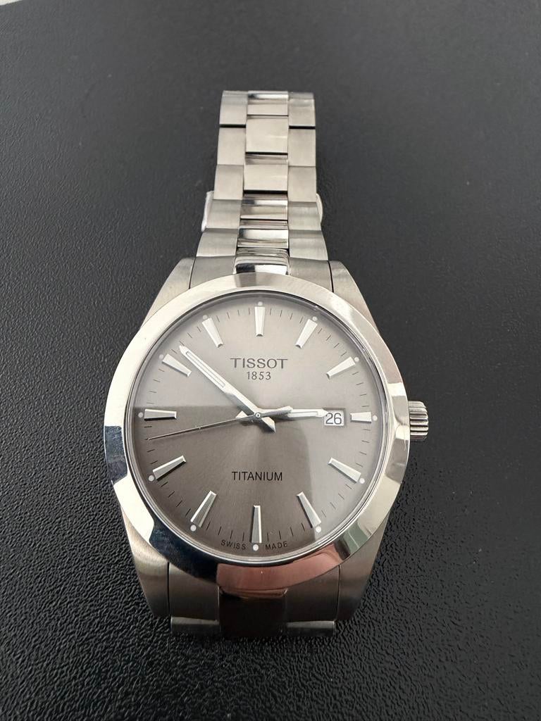 Tissot T-Classic Titanium Herenhorloge, Overige merken, Overige materialen, Polshorloge, Ophalen of Verzenden