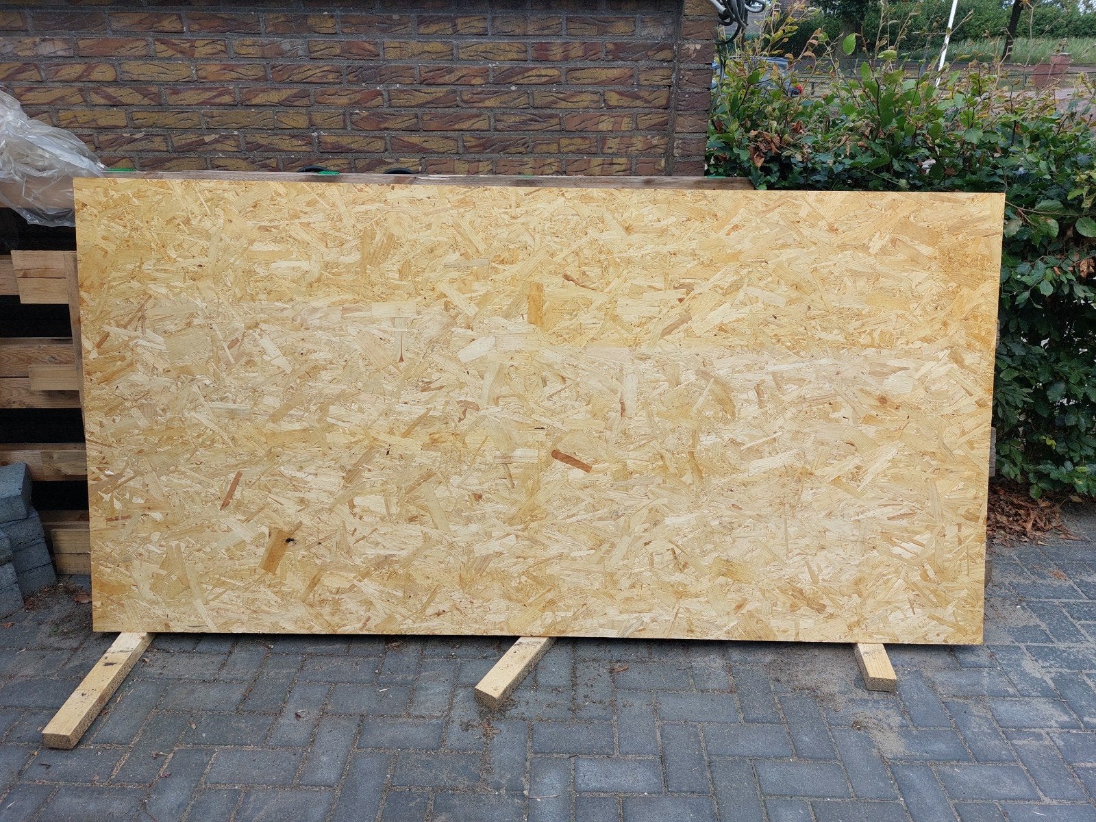OSB plaat 9 mm 122x244 cm rechte kant, Ophalen, Nieuw, Hout, Minder dan 20 mm