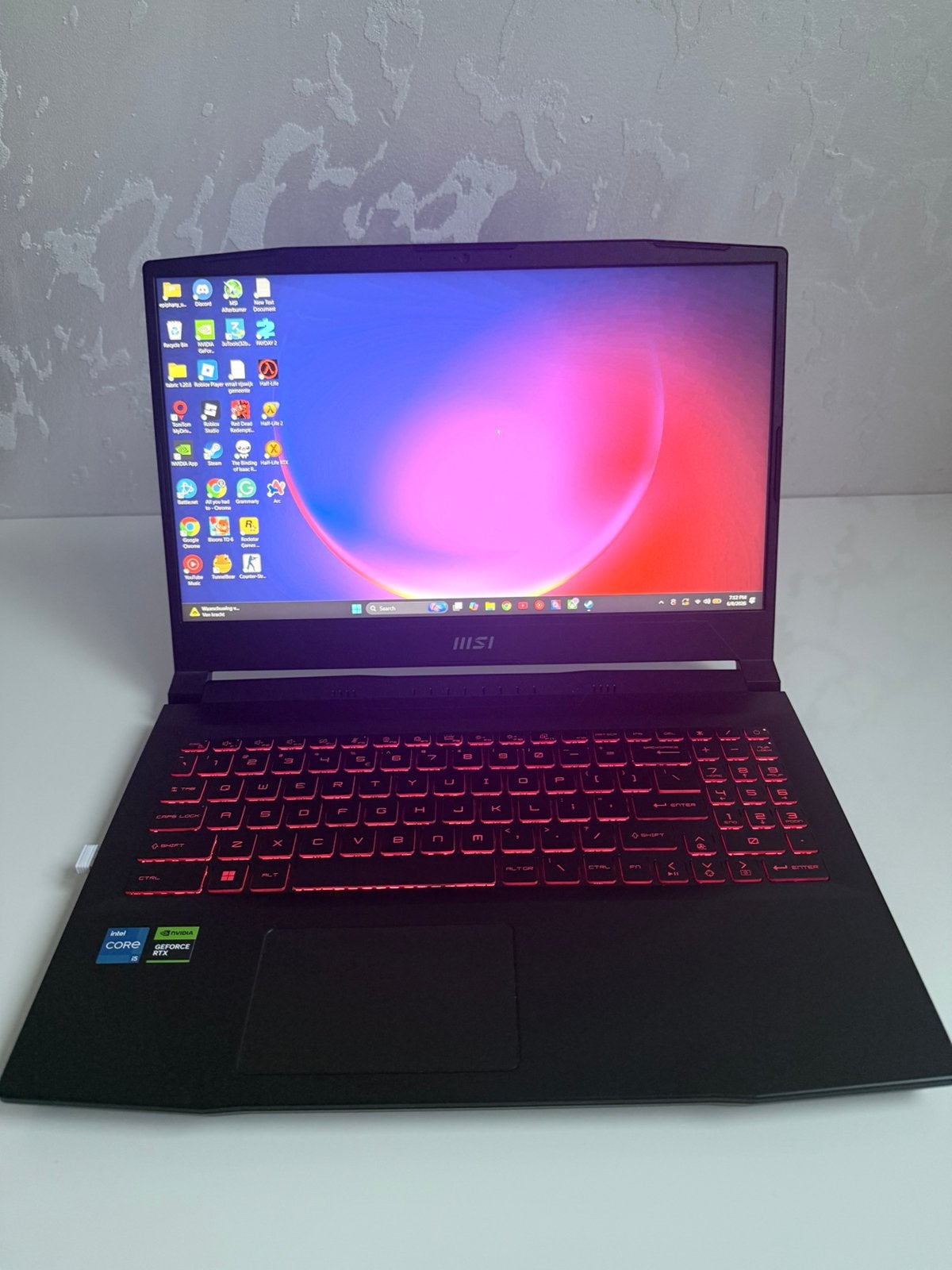 MSI Katana GF66, Ophalen of Verzenden, 15 inch, SSD
