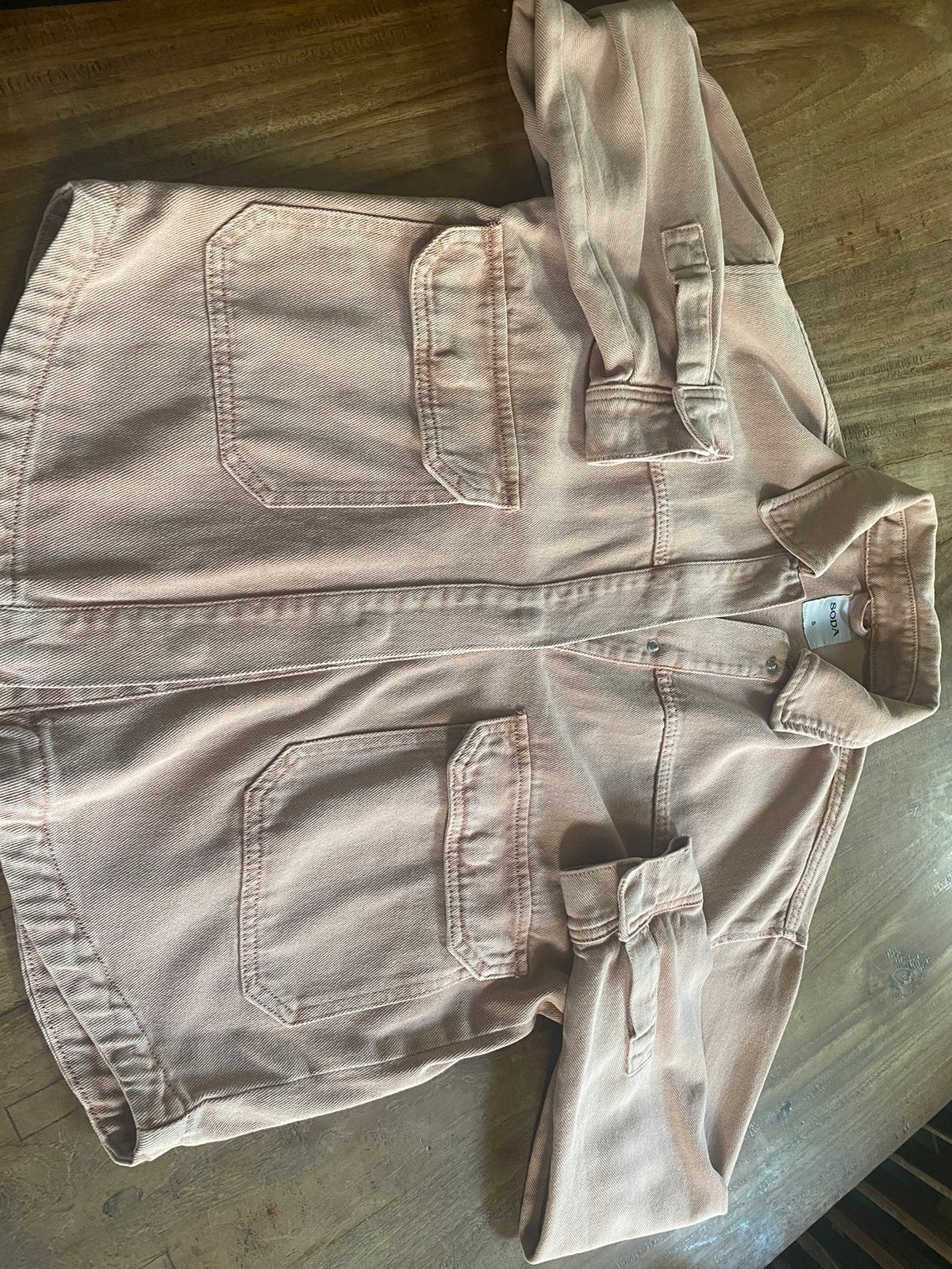 Dames jas oud roze S, Kleding | Dames, Verzenden, Zo goed als nieuw, Maat 38/40 (M), Roze