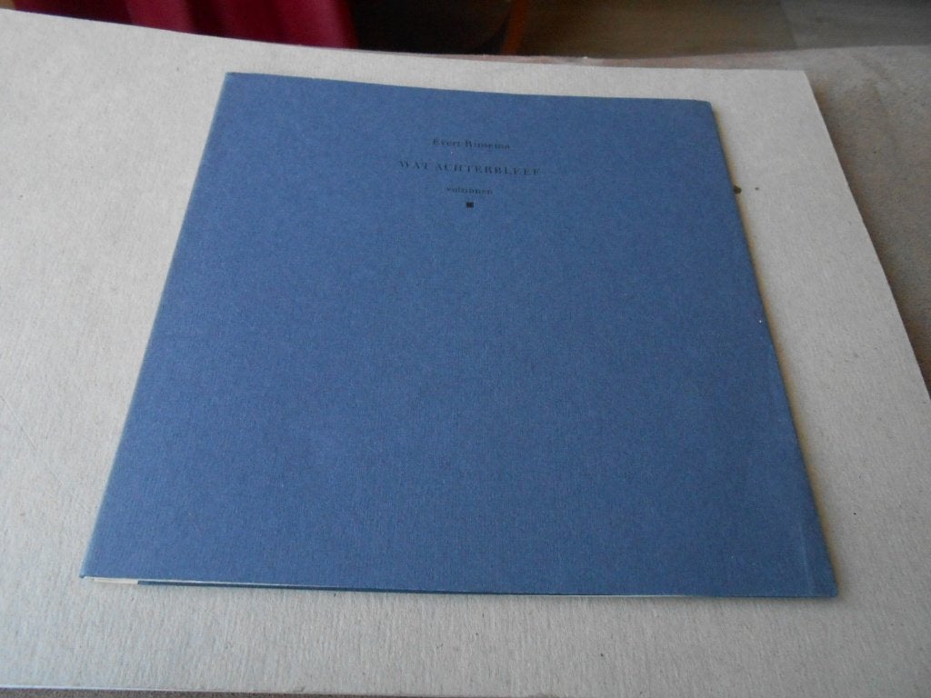 EVERT  RINSEMA, Boeken, Ophalen of Verzenden, Zo goed als nieuw