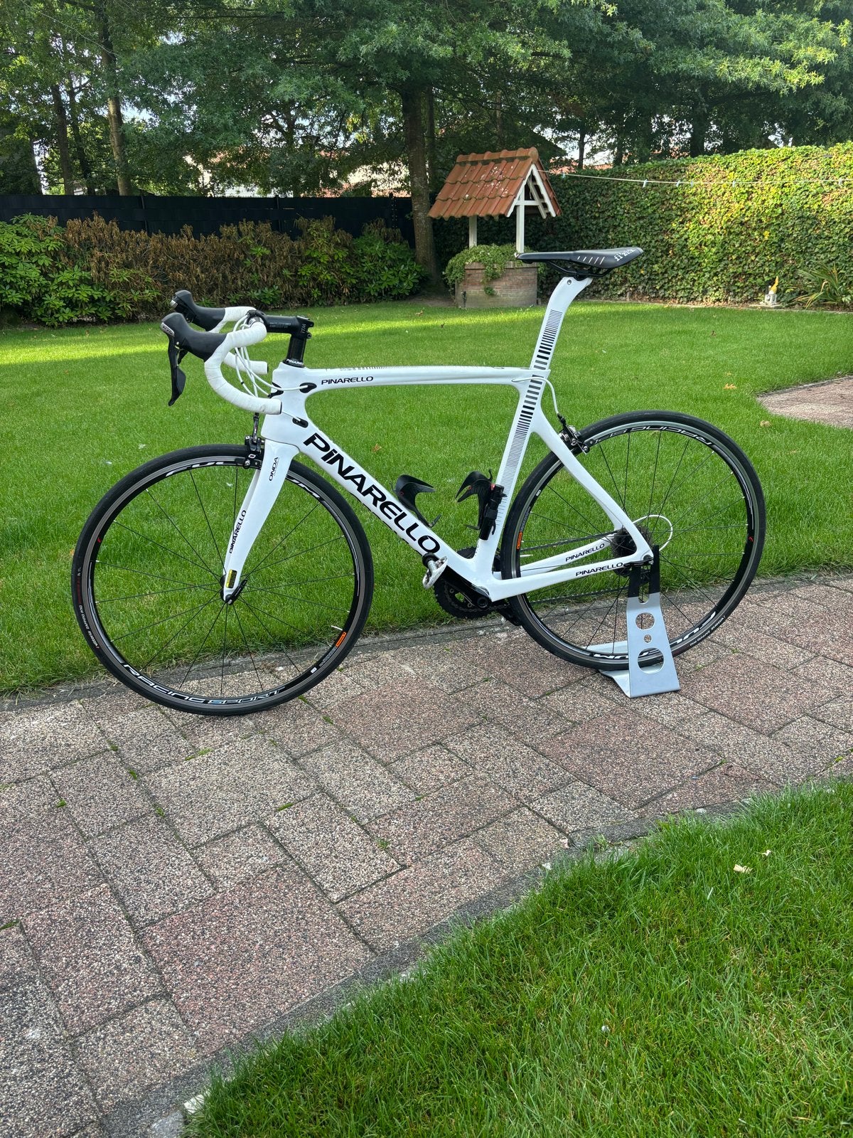Pinarello Gan Racefiets Shimano 105 Carbonframe 55cm, 28 inch, Carbon, Zo goed als nieuw, Meer dan 20 versnellingen