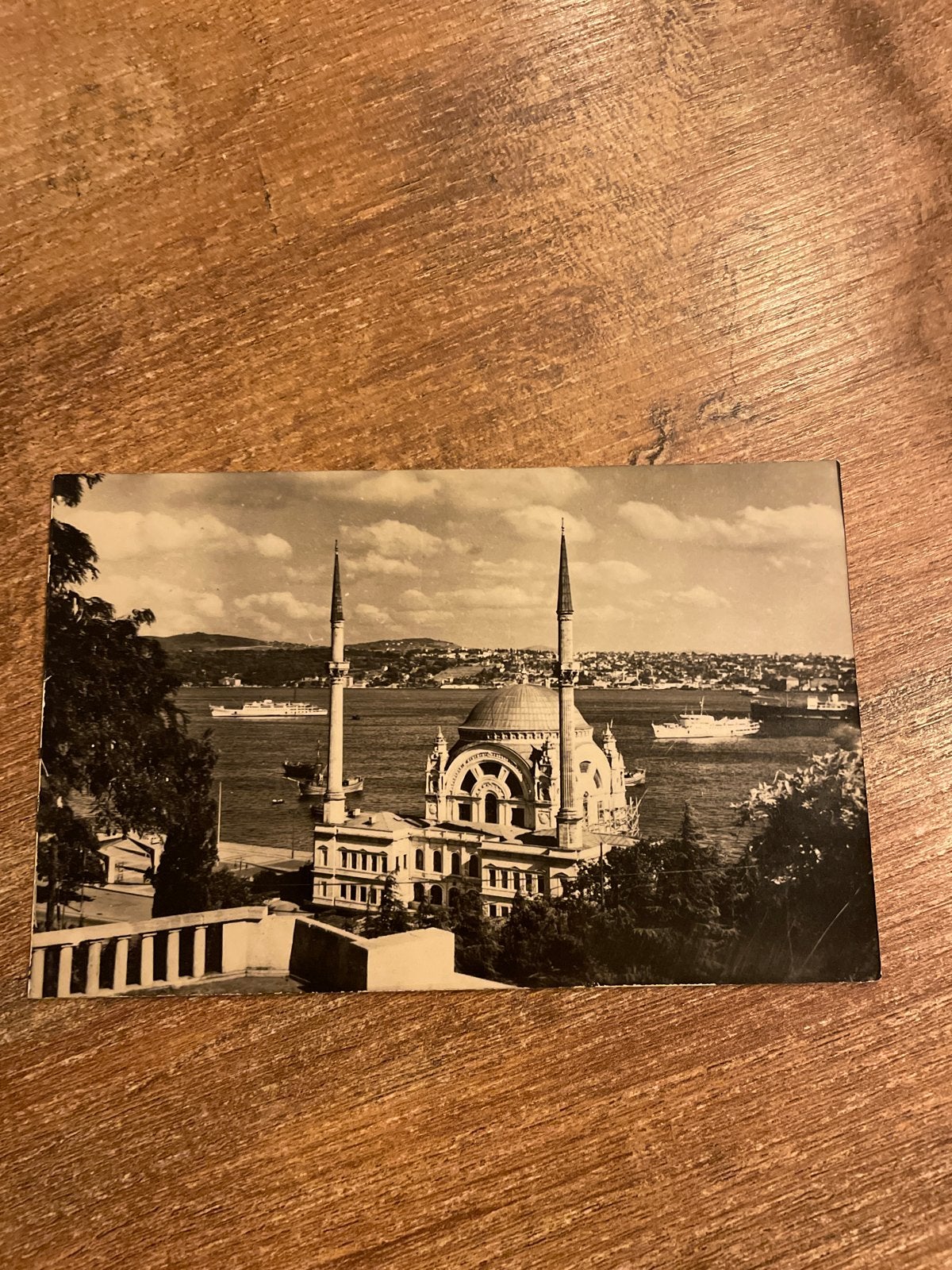 Oude Ansichtkaart Istanbul - Dolmabahçe Moskee, Ophalen of Verzenden, 1920 tot 1940, Gelopen, Gebouw