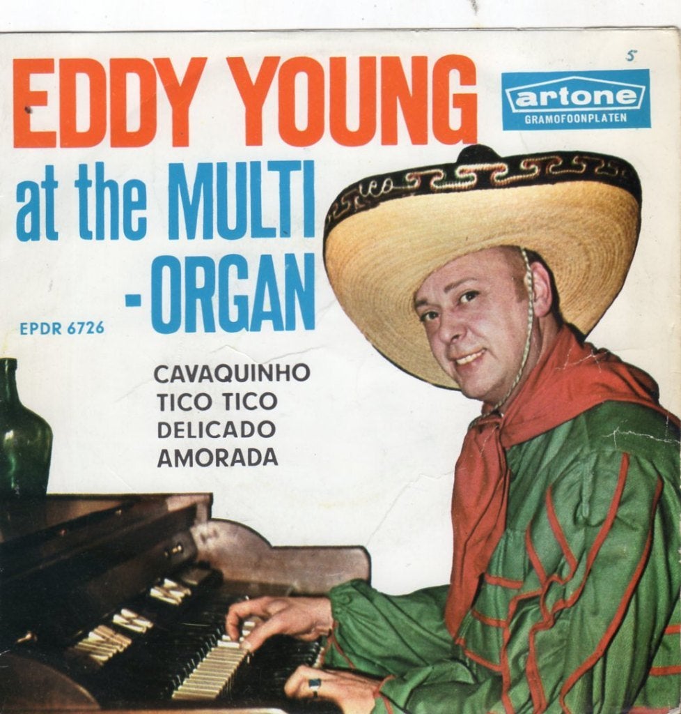Eddy Young – Cavaquinho + 3 (EP 1963), Fotohoes, Ophalen of Verzenden, Gebruikt, Pop
