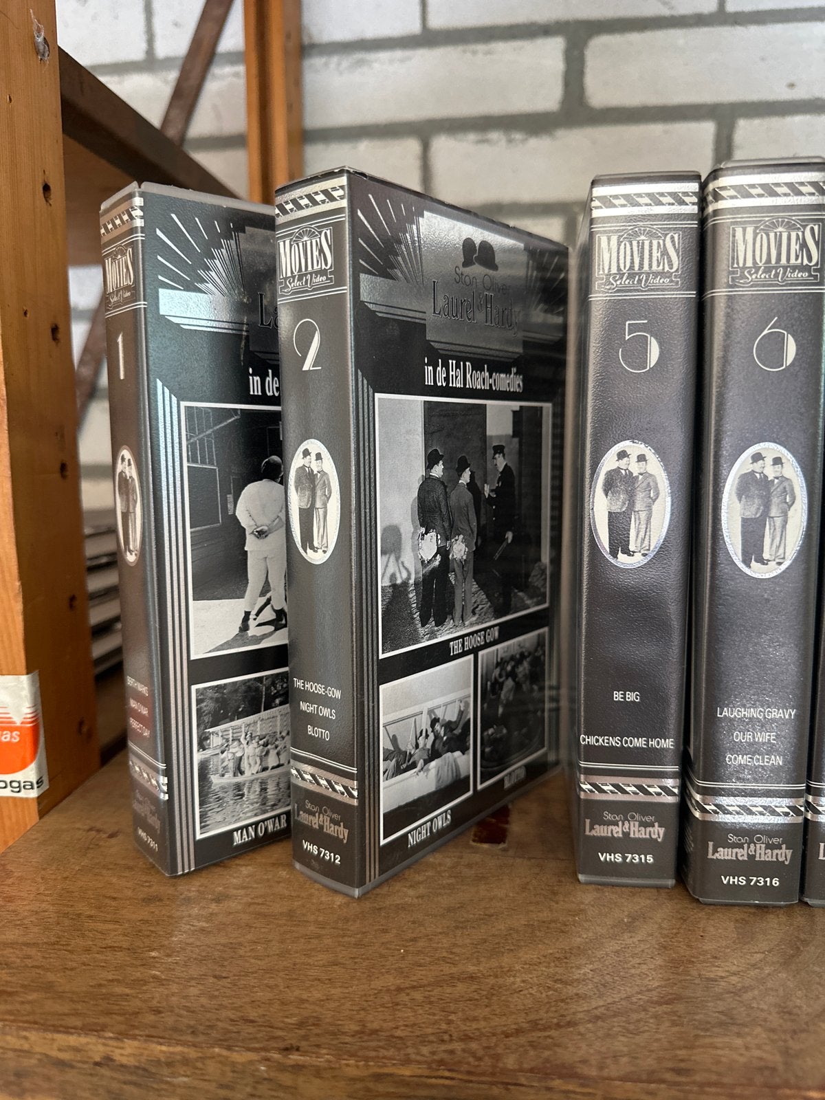 Laurel en Hardy VHS Videobanden Collectie - Deel 2 t/m 25, Boxset, Gebruikt, Alle leeftijden, Ophalen of Verzenden