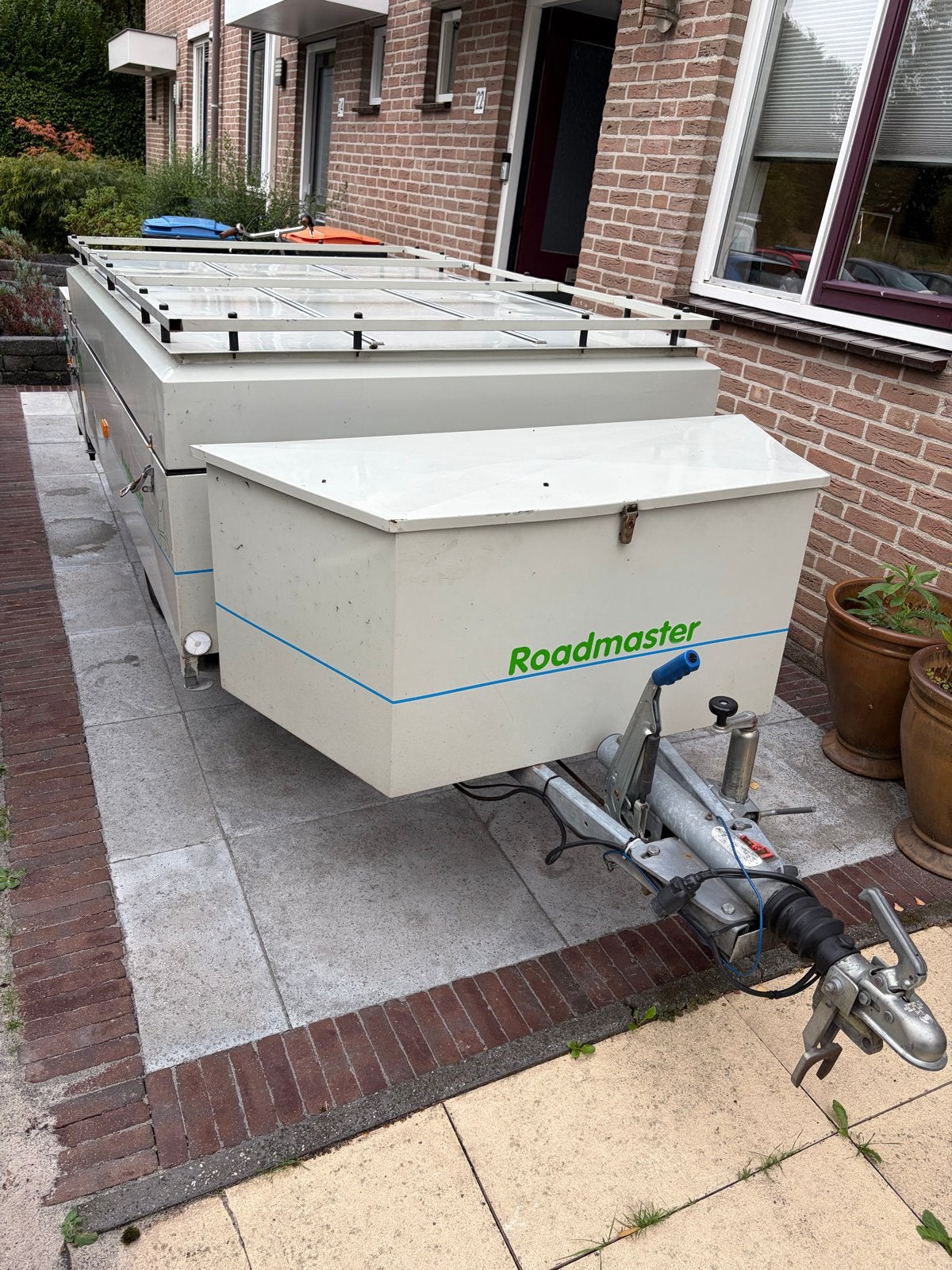 Lege vouwwagen / bagagewagen, Caravans en Kamperen, Ophalen, Beige, Tot en met 2, Overige merken