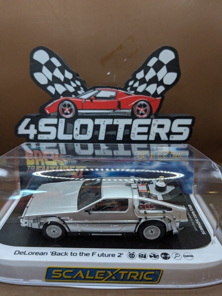 Scalextric DeLorean BACK TO THE FUTURE 2, Ophalen of Verzenden, Nieuw, Elektrisch, Overige merken