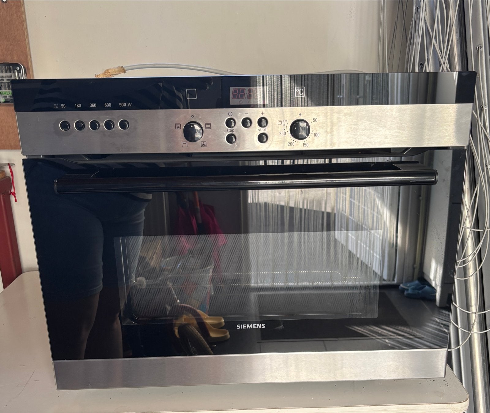 Siemens Inbouw Combi-oven met Magnetronfunctie, Ophalen, Minder dan 45 cm, Gebruikt, Siemens