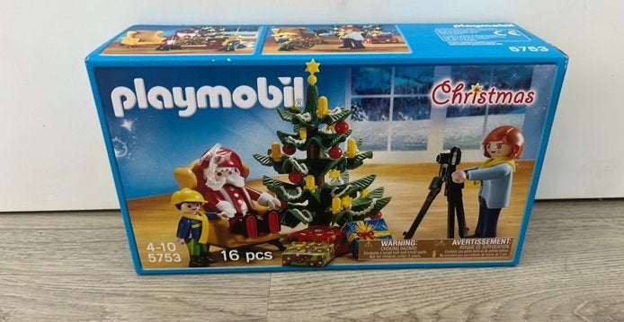 Nieuw! Playmobil kerstmis set kerstboom 5753, Ophalen of Verzenden, Nieuw