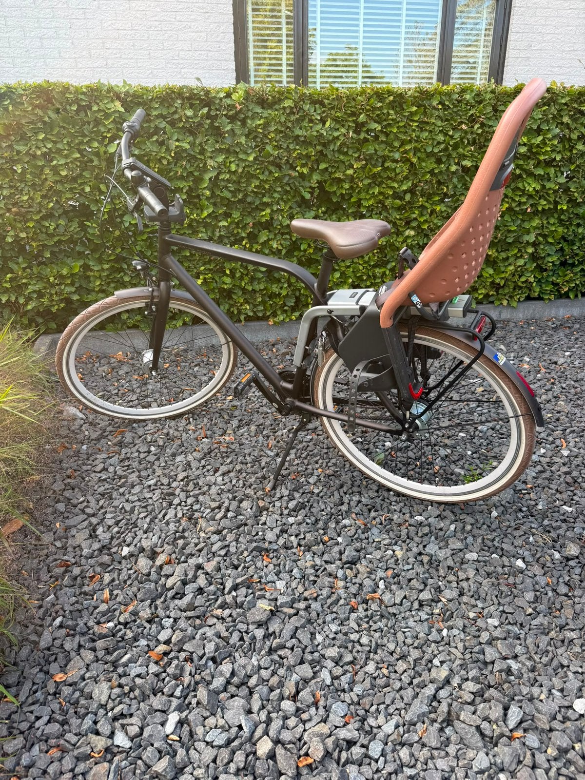 Cortina heren fiets met kinderzitje, Ophalen, Zo goed als nieuw, Staal