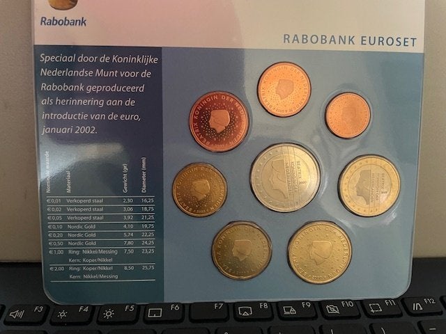 Nederland Rabobank BU Euroset 2001, Ophalen of Verzenden, Koningin Beatrix, Euro's, Setje