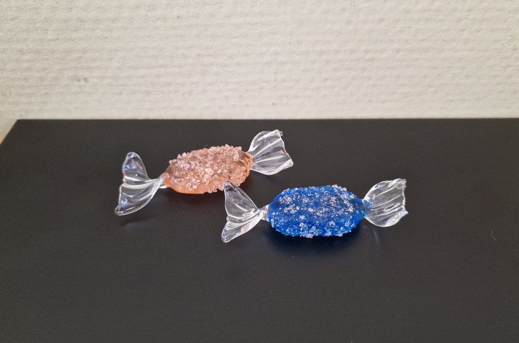Murano Glazen Snoepjes met Suikerstructuur, Antiek en Kunst, Antiek | Glas en Kristal, Ophalen