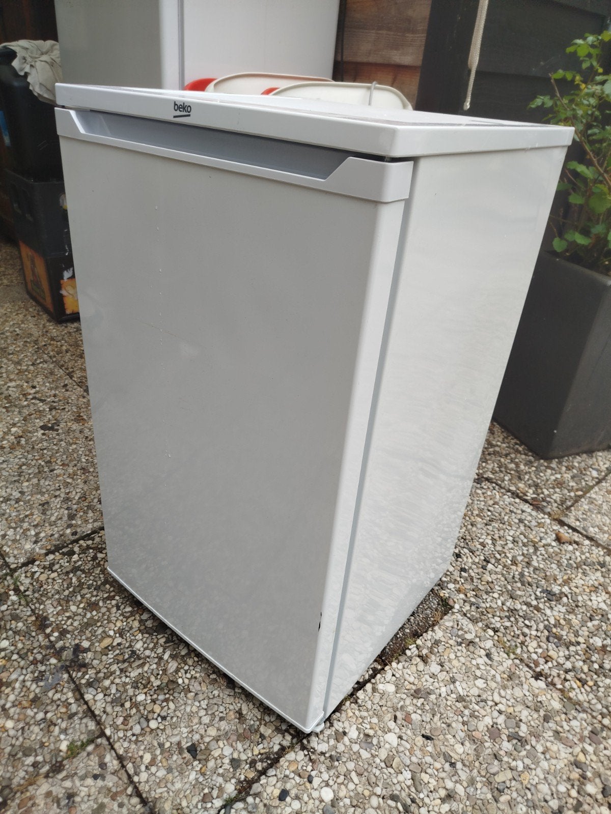 Beko compacte diepvries met 3 lades, Witgoed en Apparatuur, Minder dan 75 liter, Ophalen, Zo goed als nieuw