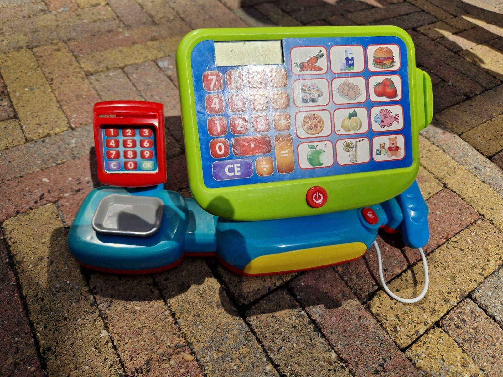 Vtech Kassa Speelgoed met Scanner en Geluid, Ophalen, Gebruikt, Rekenen, Met geluid