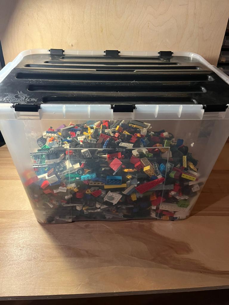 (33) Lego Partij/Lot 6,1kg/kilo Bak Bulk/Mix Onderdelen, Lego, Ophalen of Verzenden, Losse stenen, Inclusief accessoires