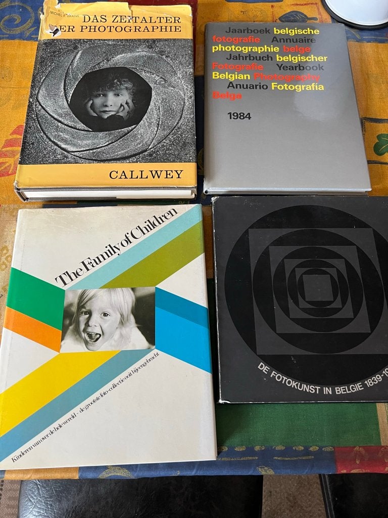 Pakket fotoboeken, fotokunst in Belgie - jaarboek Belgische, Ophalen of Verzenden, Gelezen, Overige onderwerpen